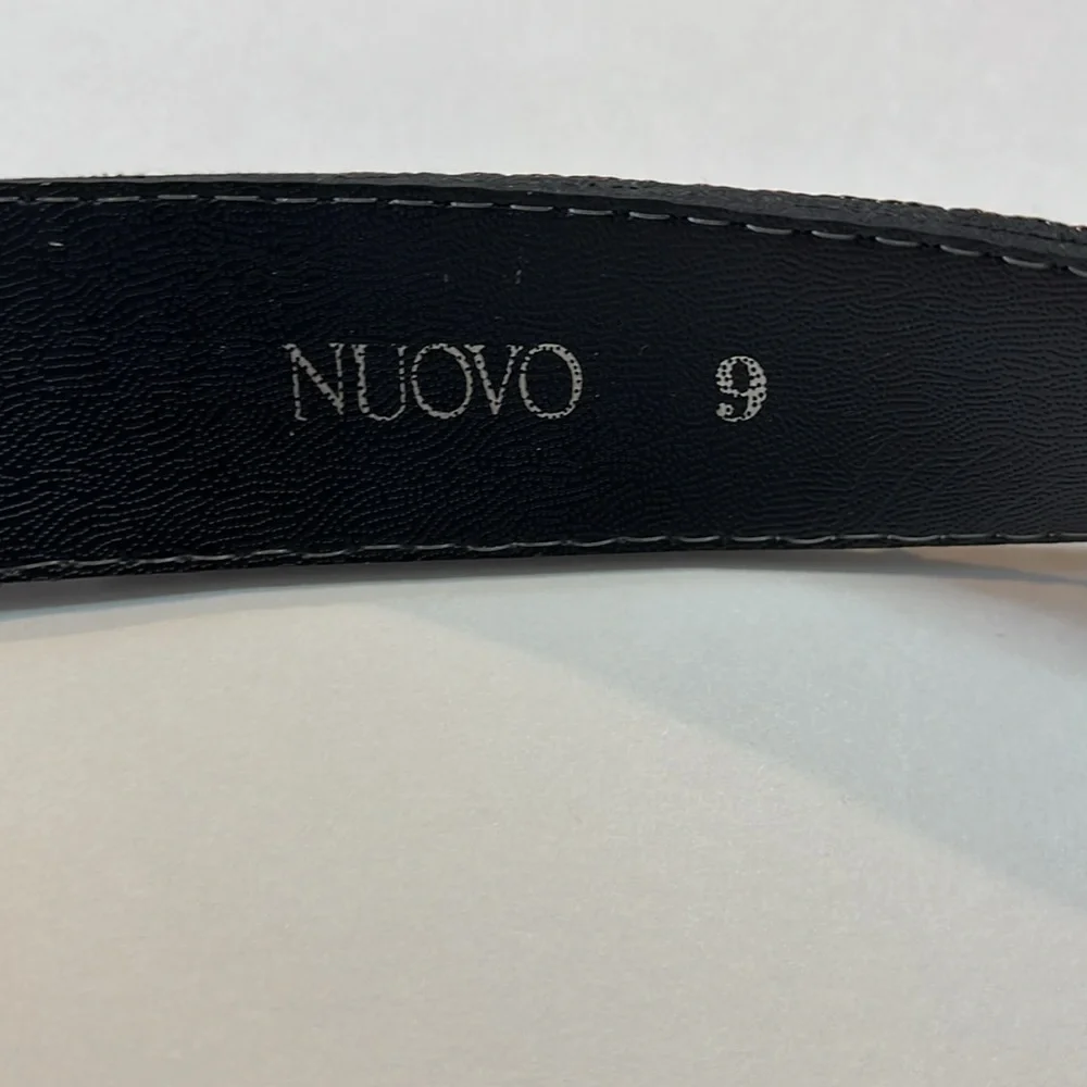 NUOVO Vintage Boho Western Aztec Fabric Belt Multi Color Ladies Size 9